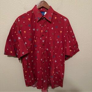 Vintage Lobo by Pendleton Western Patterned Short Sleeve Button Up Shirt